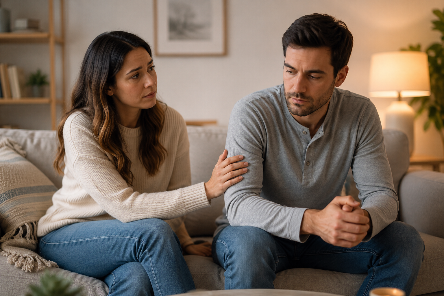 Man and woman couple in therapy